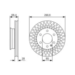 BOSCH 0986479R78 Disco de freno (Unidad)