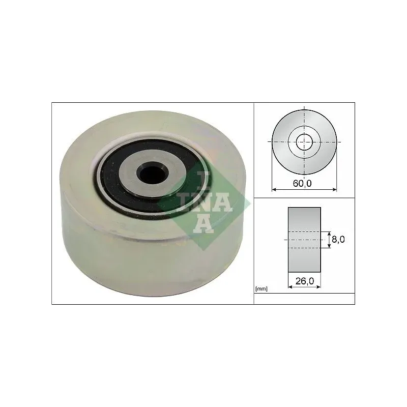 Schaeffler INA 531055010 Polea inversión/guía, correa poli V