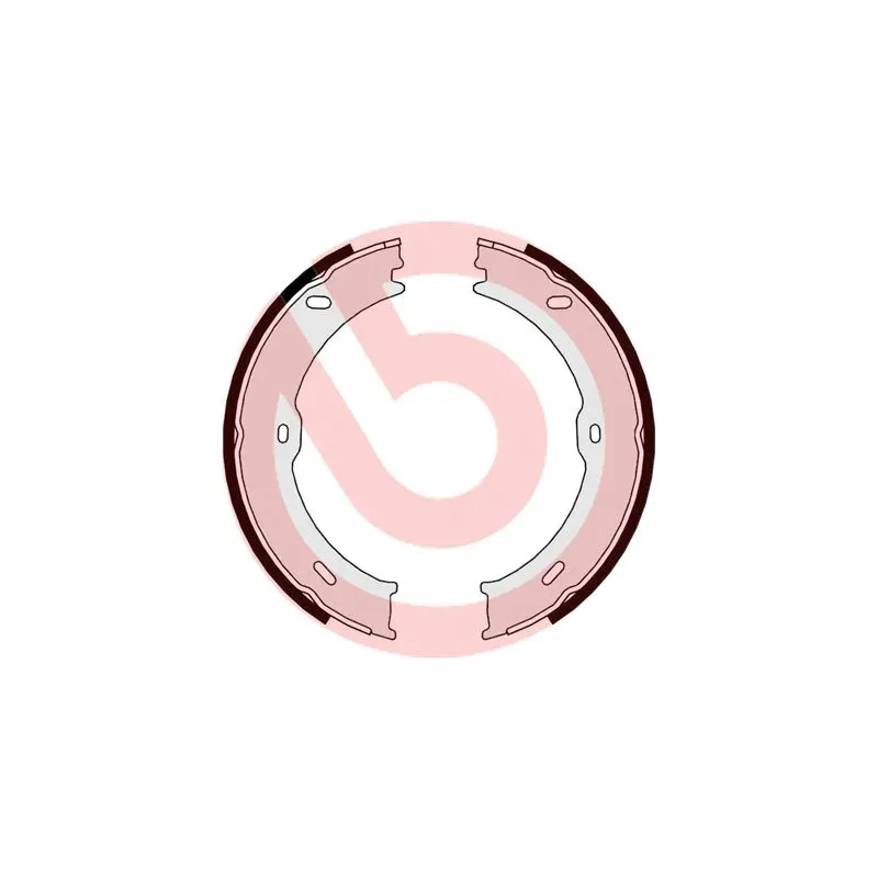 BREMBO S50523 Juego de zapatas de frenos, freno de estacionamiento