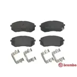 BREMBO P30056 Juego de pastillas de freno