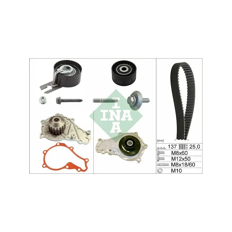 Schaeffler INA 530037530 Bomba de agua + kit correa distribución