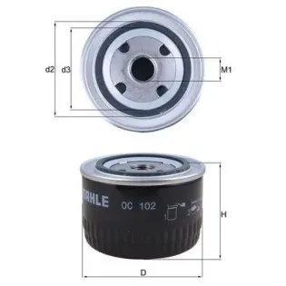 MAHLE OC102 Filtro de aceite