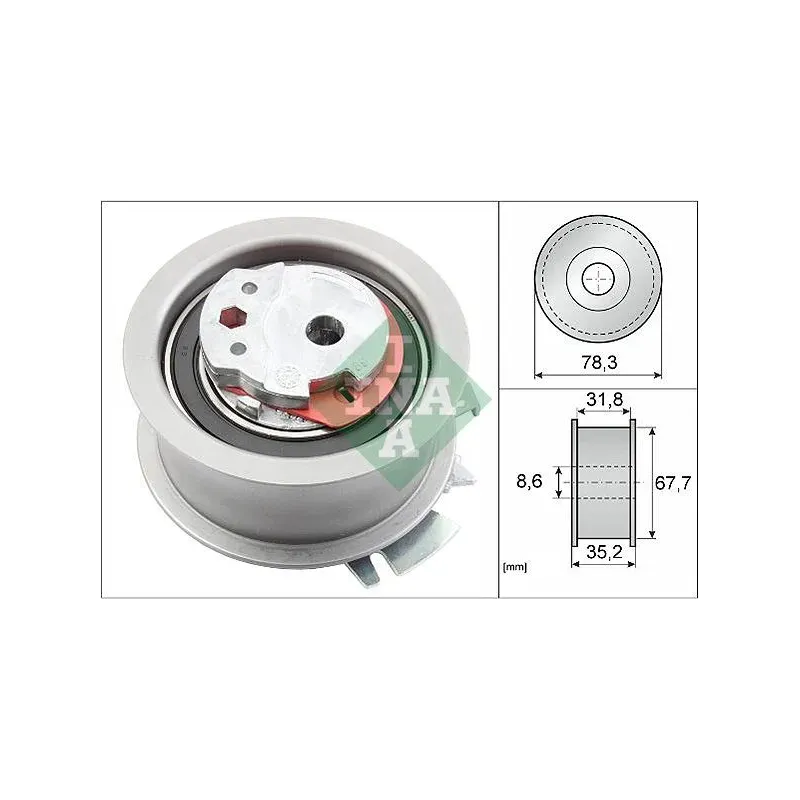 Schaeffler INA 531062830 Polea tensora, correa dentada