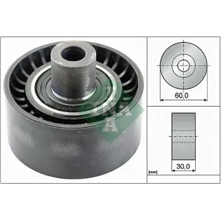 Schaeffler INA 532053810 Polea inversión/guía, correa poli V
