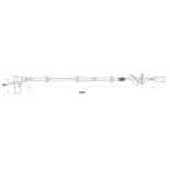 BOSCH 0265006573 Sensor, revoluciones de la rueda