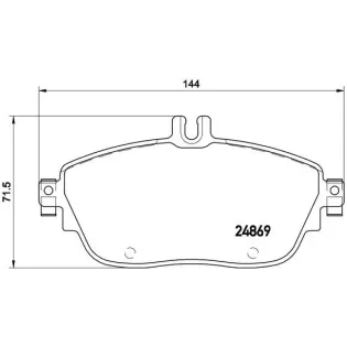 BREMBO P50093 Juego de pastillas de freno