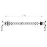 BOSCH 1987476044 Tubo flexible de frenos
