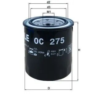 MAHLE OC275 Filtro de aceite