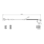 BOSCH 0986594002 Sensor, revoluciones de la rueda