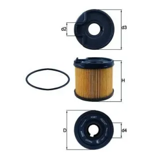 MAHLE KX87D Filtro combustible