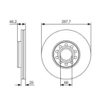 BOSCH 0986479S19 Disco de freno (Unidad)