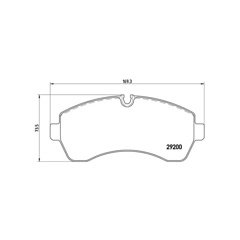 BREMBO P50059 Juego de pastillas de freno