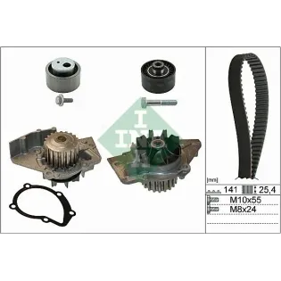 Schaeffler INA 530047030 Bomba de agua + kit correa distribución