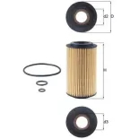 MAHLE OX153D3 Filtro de aceite