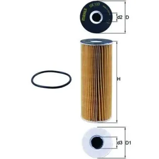 MAHLE OX133D Filtro de aceite