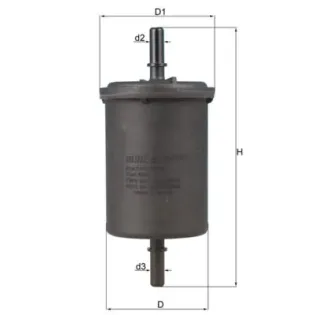 MAHLE KL416/1 Filtro combustible