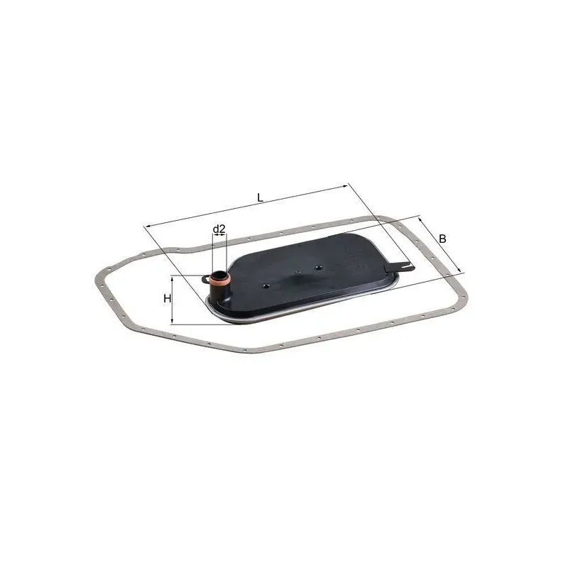 MAHLE HX84D Filtro hidráulico, transmisión automática
