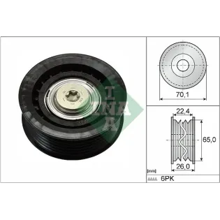 Schaeffler INA 532047110 Polea inversión/guía, correa poli V