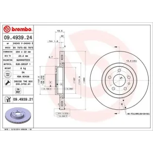 AP 24243E Disco de freno