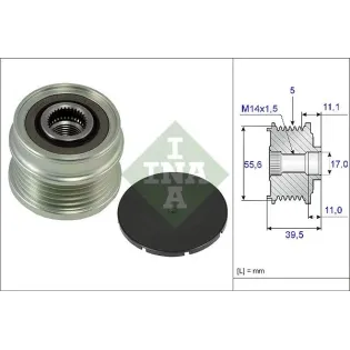 Schaeffler INA 535021810 Rueda libre alternador