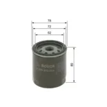 BOSCH 0986452044 Filtro de aceite