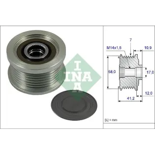 Schaeffler INA 535023210 Rueda libre alternador