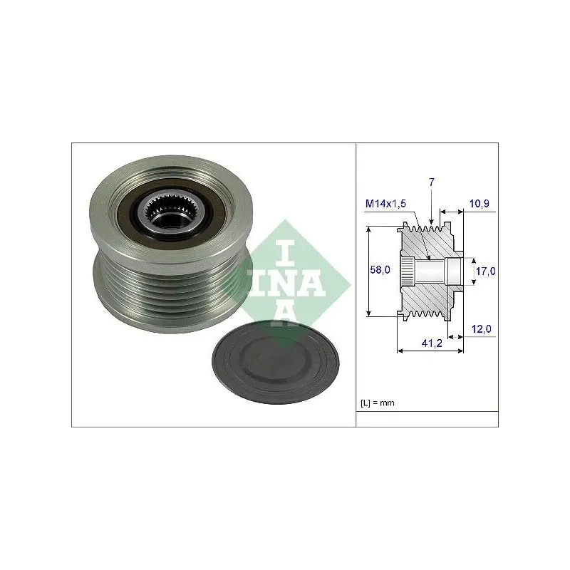 Schaeffler INA 535023210 Rueda libre alternador