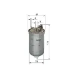 BOSCH 0450906267 Filtro combustible