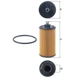 MAHLE OX1245D Filtro de aceite