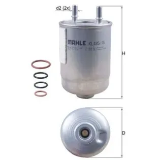 MAHLE KL485/15D Filtro combustible