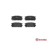 BREMBO P10004 Juego de pastillas de freno