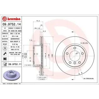 AP 24946E Disco de freno