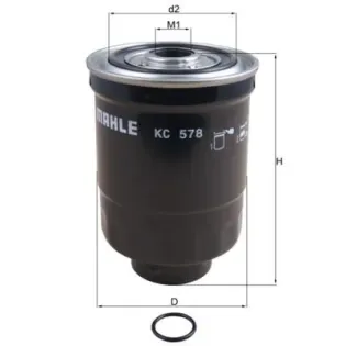 MAHLE KC578D Filtro combustible