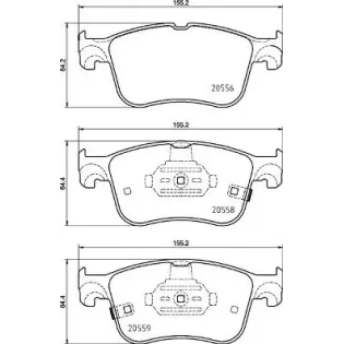 BREMBO P24218 Juego de pastillas de freno