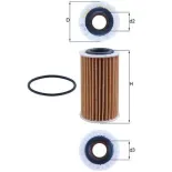 MAHLE OX1267D Filtro de aceite