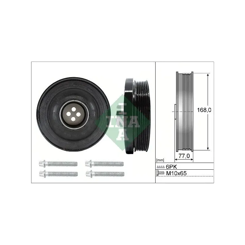Schaeffler INA 544013020 Kit poleas, cigüeñal