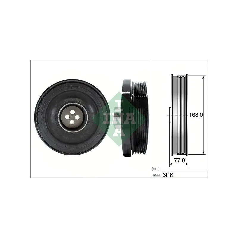Schaeffler INA 544013010 Polea, cigüeñal
