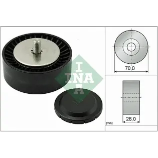 Schaeffler INA 532055310 Polea inversión/guía, correa poli V