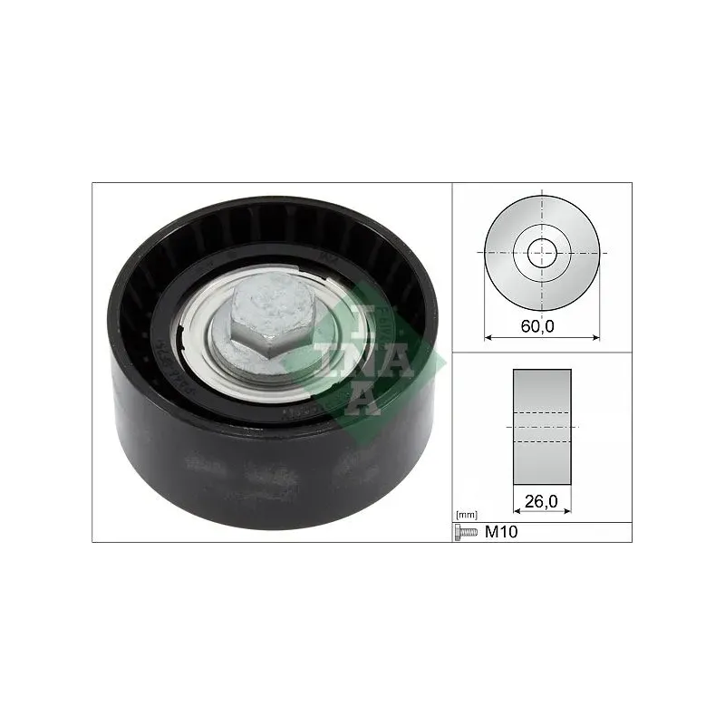 Schaeffler INA 532086810 Polea inversión/guía, correa poli V