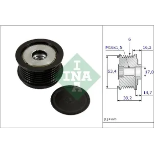 Schaeffler INA 535023610 Rueda libre alternador