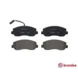 BREMBO P68062 Juego de pastillas de freno