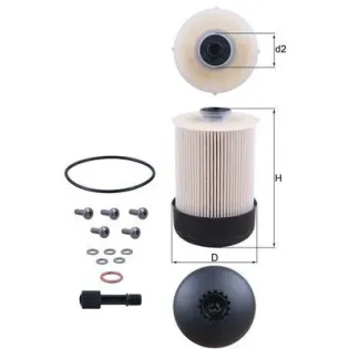 MAHLE KX338/22D Filtro combustible