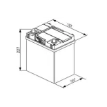 BOSCH 0092S40180 Batería de arranque