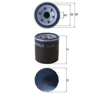 MAHLE OC996 Filtro de aceite
