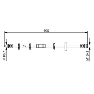 BOSCH 1987476413 Tubo flexible de frenos