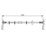 BOSCH 1987476413 Tubo flexible de frenos