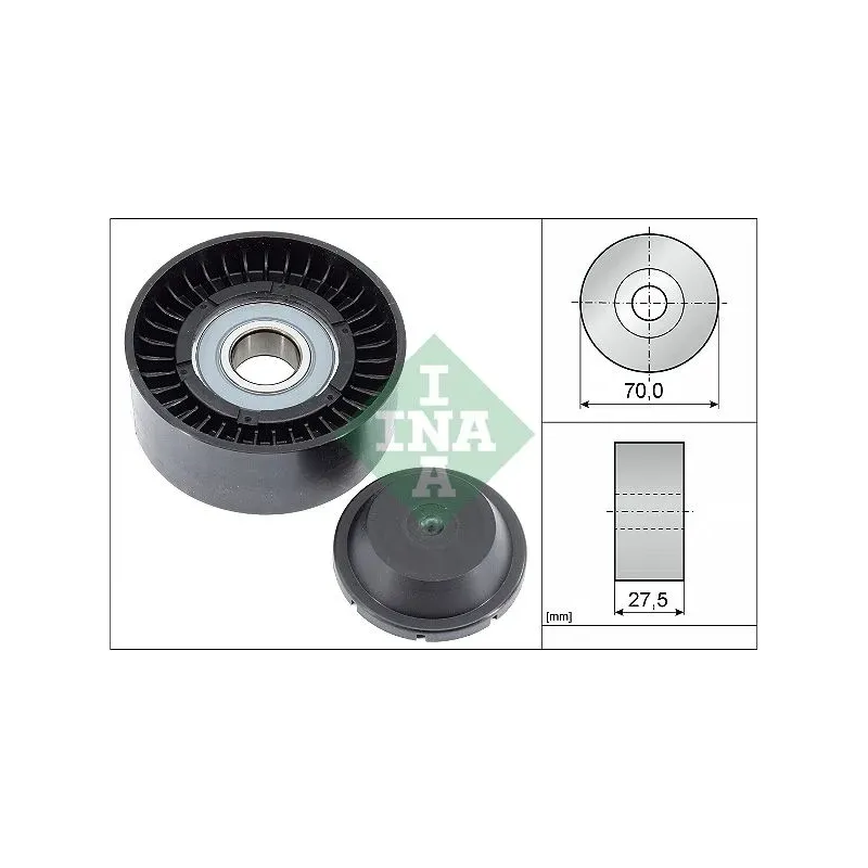 Schaeffler INA 532061010 Polea inversión/guía, correa poli V