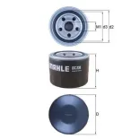 MAHLE OC230 Filtro de aceite