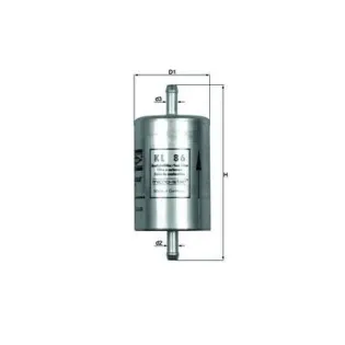 MAHLE KL86 Filtro combustible