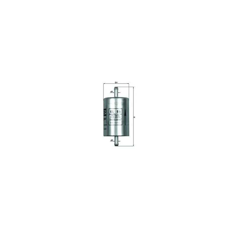 MAHLE KL86 Filtro combustible